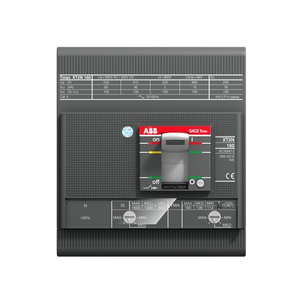Abb XT2NU4020AFF000XXX, XT2N 125 TMF 20-400 4P F F UL/CSA XT2NU4020AFF000XXX - main